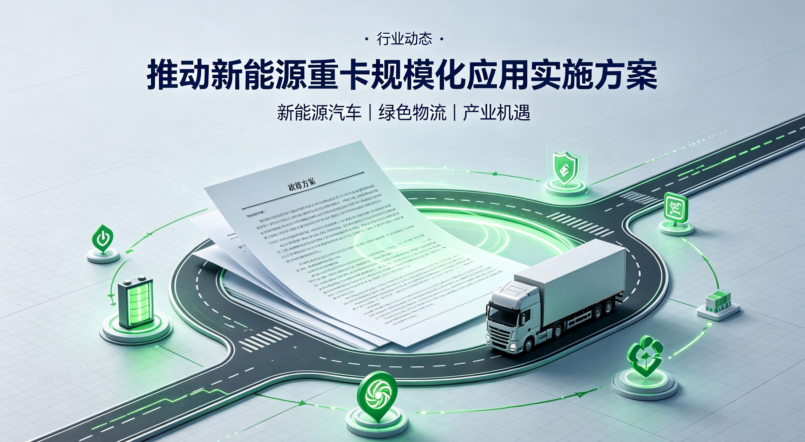 關于印發《推動新能源重卡規模化應用實施方案》的通知